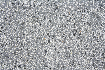 Marble small rock or terrazzo with hamper seamless pattern on white background	