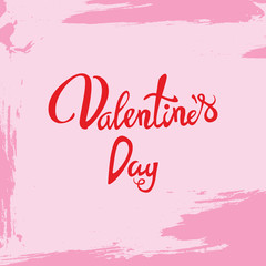 love you forever - hand lettering inscription text to valentines