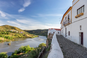 Streets of the old tourist town of Mertola. Portugal.