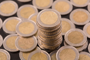 euro coins