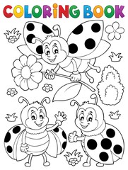 Coloring book ladybug theme 7