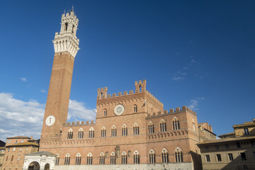 Fototapeta na wymiar Siena, Italy: Piazza del Campo