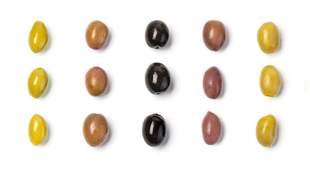 The  olives  isolated