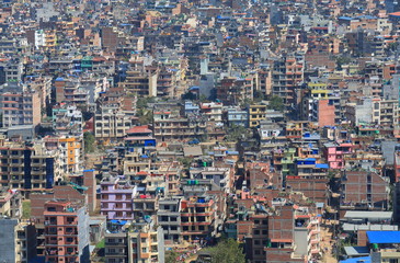 Fototapeta na wymiar Kathmandu downtown cityscape Nepal