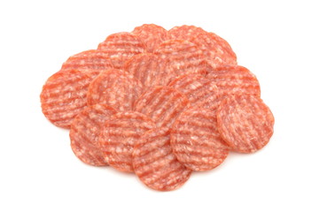 kiełbasa salami w plastrach