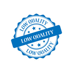 Low quality blue stamp illustration