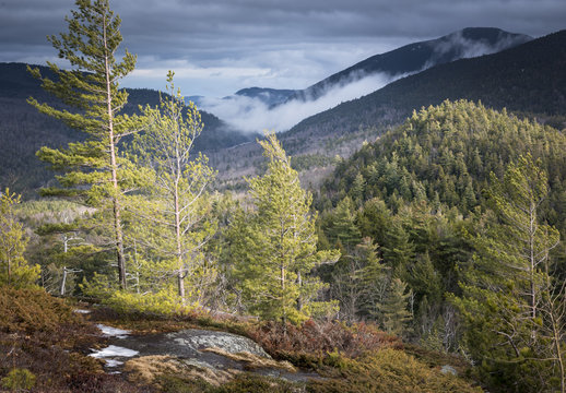 Stormy Mountain Summit in the Adirondack Park of New York
