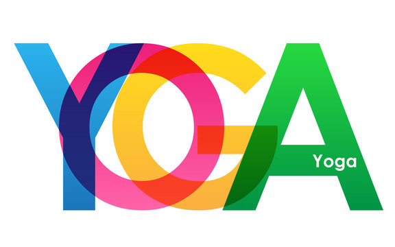 YOGA Colourful Letters Icon