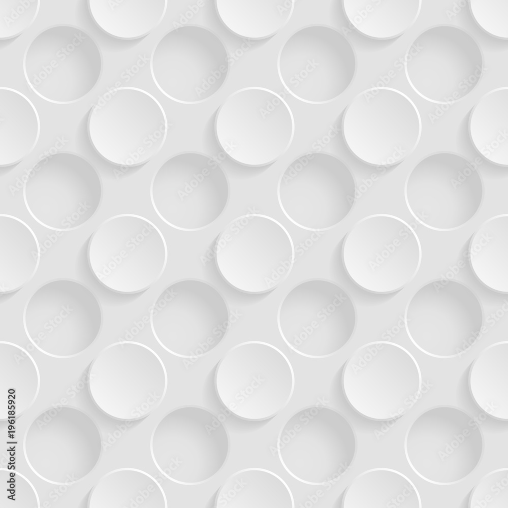 Wall mural seamless pattern with circles