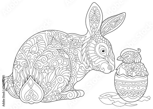 95 Coloring Pages For Adults Easter Eggs Download Free Images