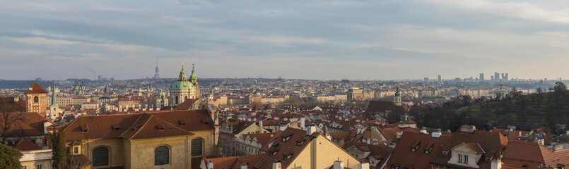 Fototapeta na wymiar Prague Panorama View