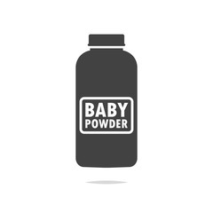 Baby powder icon vector isolated