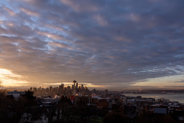 Fototapeta na wymiar Seattle Sunrise