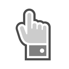 Hand icon.