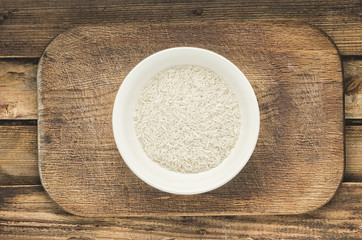 Rice. Ready for cooking. Healthy food for delicious dish.