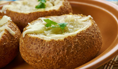 Onion Soup Bread Bowls