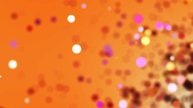 Abstract CGI motion graphics and animated background with circles