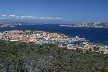 Fototapeta premium Palau in the Province of Sassari in Sardinia, Italy