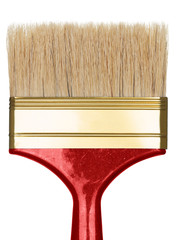Red paint brush