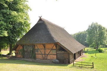 Bauernhaus mit Reetdach