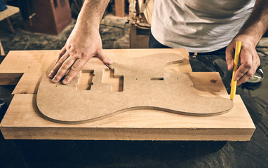 Manufacture of guitars.