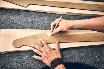 Manufacture of guitars.