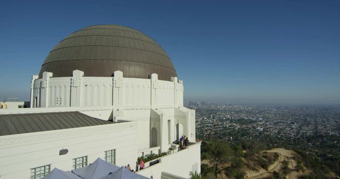 The Griffith Observatory's dome