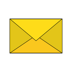Envelope mail symbol vector illustration graphic design
