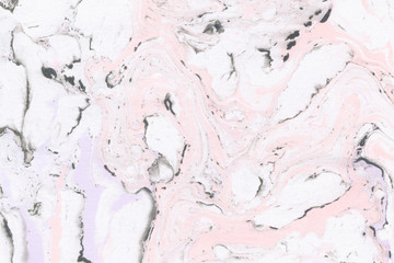 Marble paper texture. Abstract ink background.