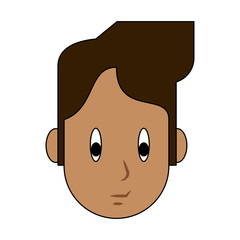 Young man cartoon vector illustration graphic design