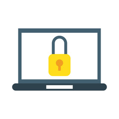 Laptop computer technology vector illustration graphic design