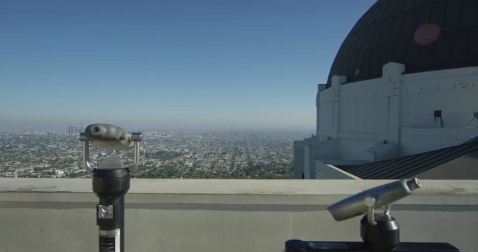 Cityscape of LA seen from Griffith Observatory