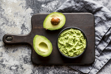 Guacamole with avocados