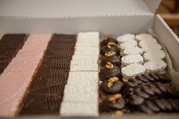 mixed sweet desserts cakes 