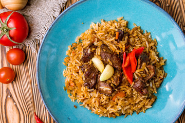 pilaf with beef
