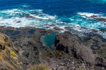 Schroffe Küsten im Nordwesten der Kanareninsel Teneriffa