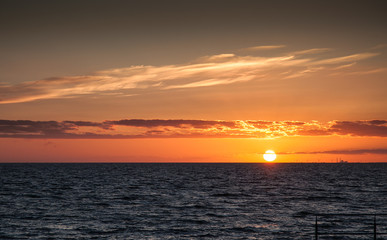 Sunset at Baltic