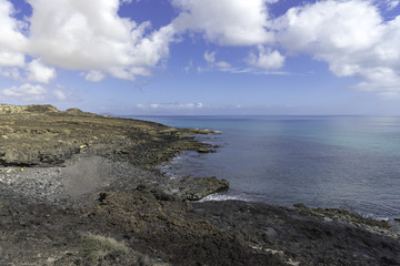 Fototapeta na wymiar Landscape Dunes Of Canary Islands, Spain.