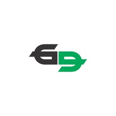 Gg letter logo, G9 logo 
