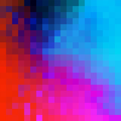 Abstract colorful background of squares. Geometric pattern