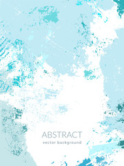 Abstract marble vector blue-green background