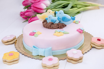 spring easter cake 
