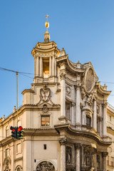 Fototapeta na wymiar San Carlo alle Quattro Fontane Church