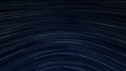 star trail galaxy in stunning night