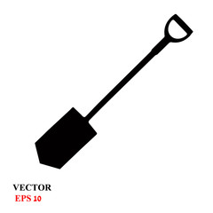 shovel. icon. vector illustration