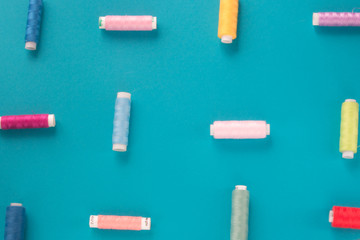 Colored thread background