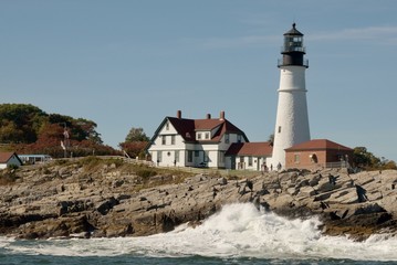 Fototapeta na wymiar Portland Head Lighthouse
