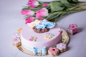 spring easter cake 