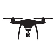aerial drone with camera icon- vector illustration - obrazy, fototapety, plakaty
