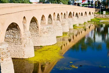 Photo sur Plexiglas Pont Khadjou in iran the old bridge and the  river